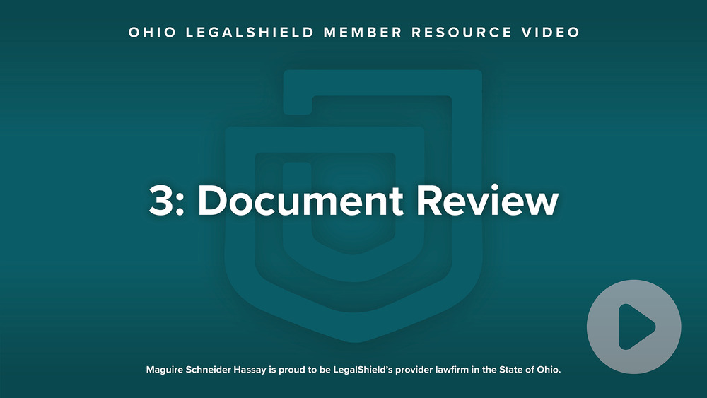 3 Document Review