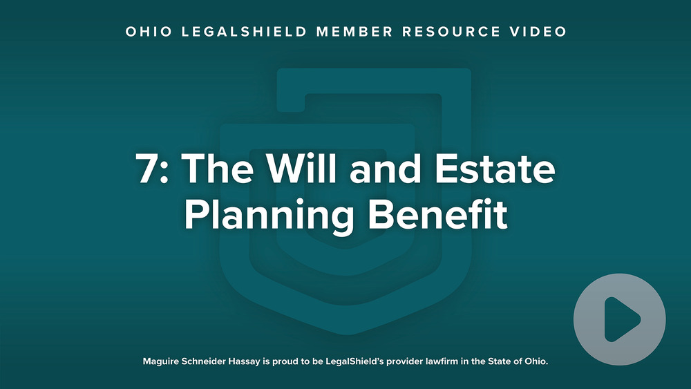 7 The Will and Estate Planning Benefit